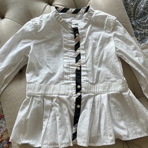 💯 authentic little girl Burberry button up
